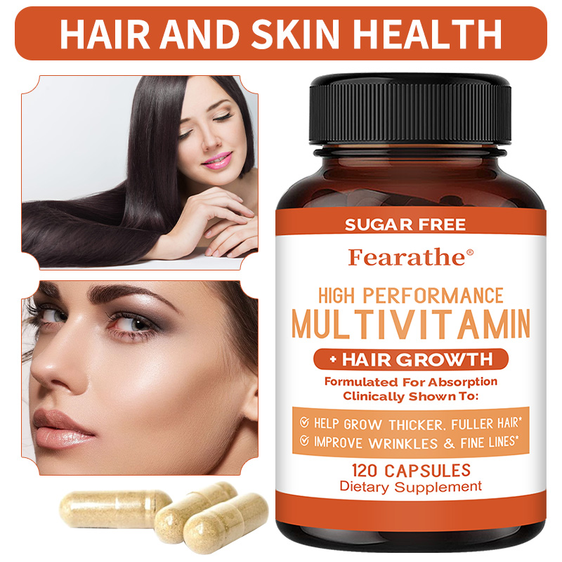 Health Wellness Vitamins - Capsules multivitaminées unisexes, vitamines A, C,