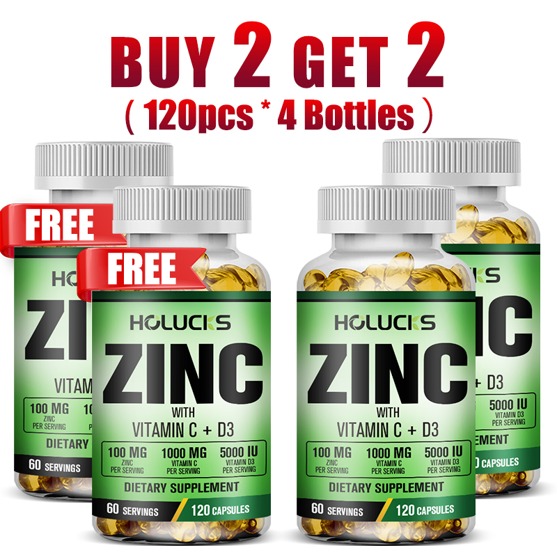 Health Wellness Vitamins - Complément alimentaire HOLUCKS Premium Zinc Vitamine
