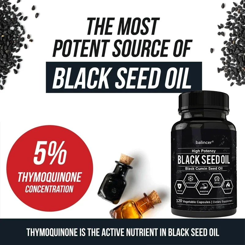 Huile de cumin noir pour homme - Health Wellness Vitamins avis et prix