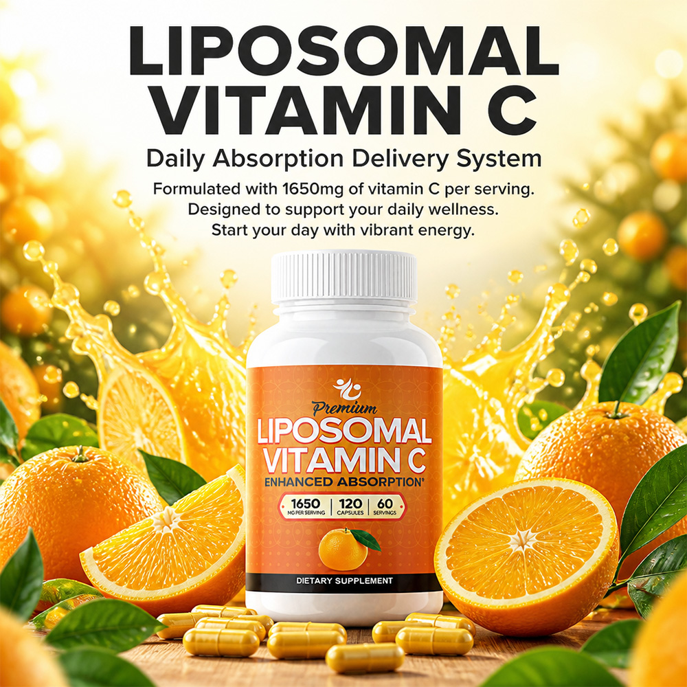 Capsules de Vitamine C Liposom - Health Wellness Vitamins avis et prix
