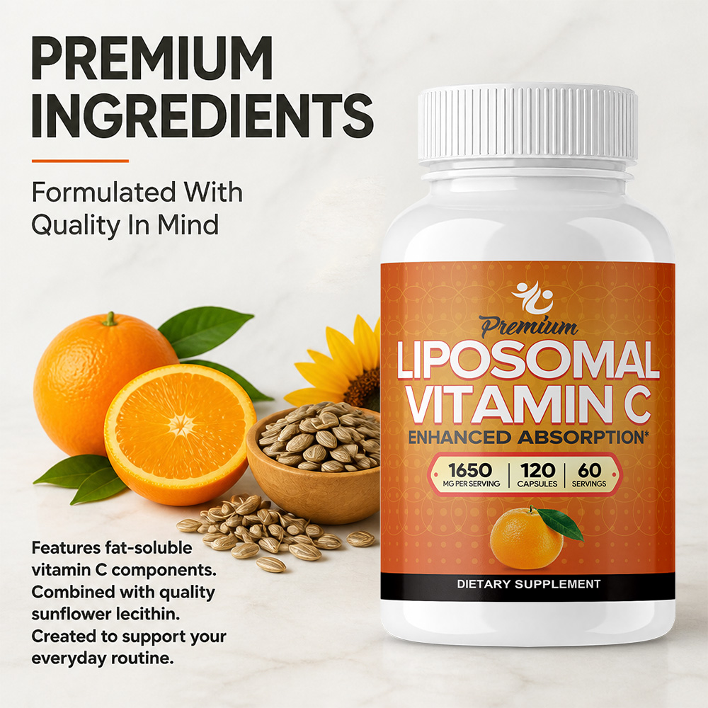 Capsules de Vitamine C Liposom - Health Wellness Vitamins avis et prix