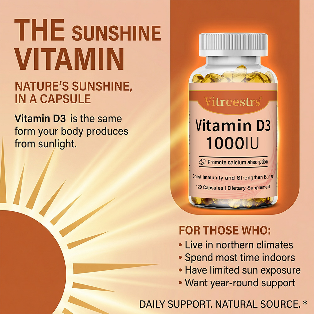 Capsules de vitamine D3 1000 U - Health Wellness Vitamins avis et prix