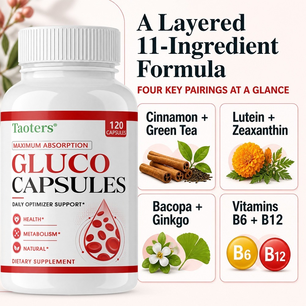 Capsules Gluco – Maximise l'ab - Health Wellness Vitamins avis et prix