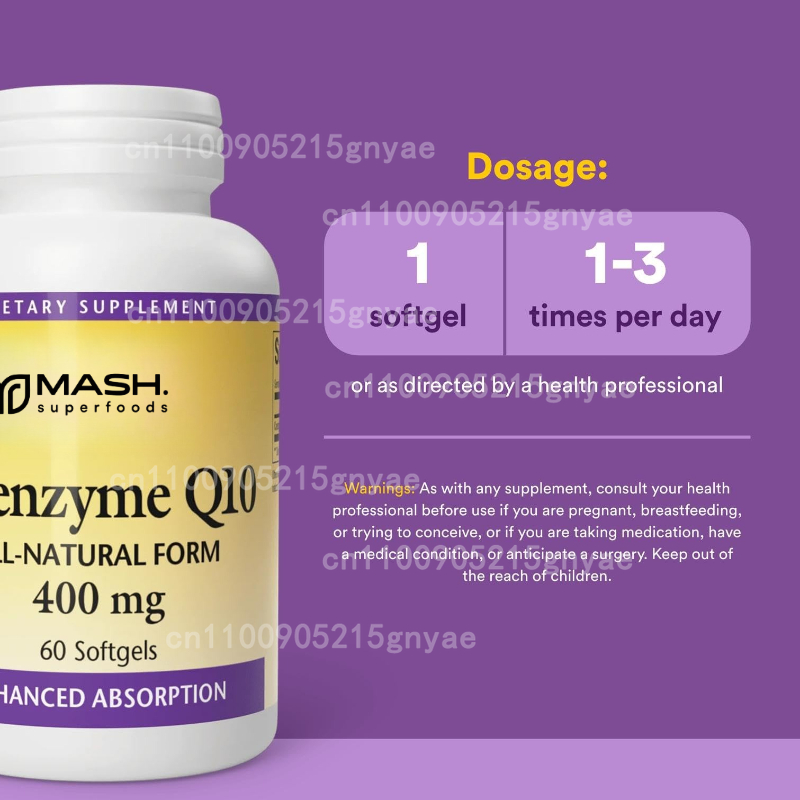 Les capsules de coenzyme Q10,  - Health Wellness Vitamins avis et prix