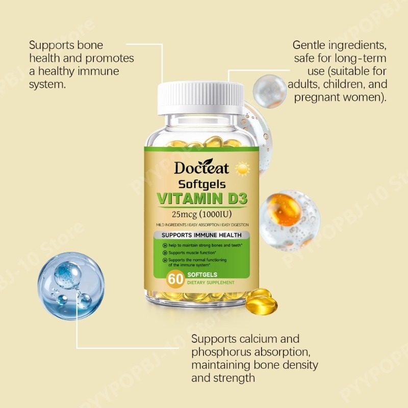 Docteat Vitamine D3 Gélules Mo - Health Wellness Vitamins avis et prix